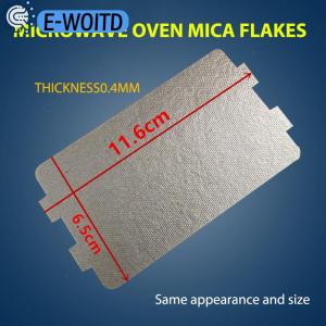 E-WOITD 5PCS Microwave Oven Mica Plate Sheet 116x64 MM Replacement Part For Midea N05 20