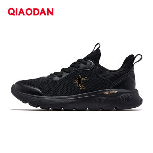 Qiaodan รองเท้าวิ่งสำหรับผู้ชายรองเท้าการดูดซับแรงกระแทกน้ำหนักเบารองรับแรงกระแทกรองเท้ากีฬาแข่งรถ XM25211801กันกระแทกใหม่
