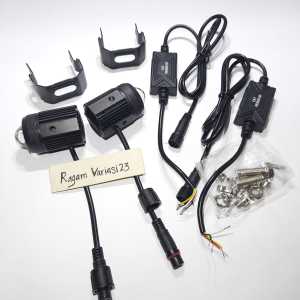 Lampu Tembak LED D2 Mini Driving LED 2 Colour Universal Motor Mobil