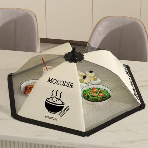 Portable Umbrella Style Food Cover Anti Mosquito Meal Cover Lace Table Home Using Food Cover home Kitchen Tools 折叠菜罩 蕾丝菜罩