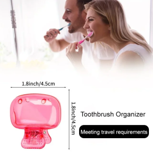 Toothbrush Storage Clip for Travelers Daily Use Hygiene Focused Easy to Use Durable Organizer