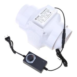 Ventilation Exhaust Booster Intake Fume Extractor Blower for Kitchen Grow Tent Speed Adjustable Duct Fan Air Extractor
