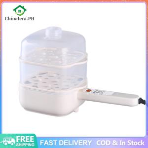[Fast Delivery] Egg Cooker Holds Up To 12 Eggs Electric Egg Cooker Double Layer Multifunctional Egg Poacher Auto Shutoff for Hard Boiled