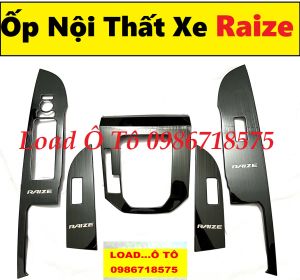 Bộ Ốp Nội Thất Xe Toyota Raize 2026-2022 Mẫu Titan Carbon Cao Cấp