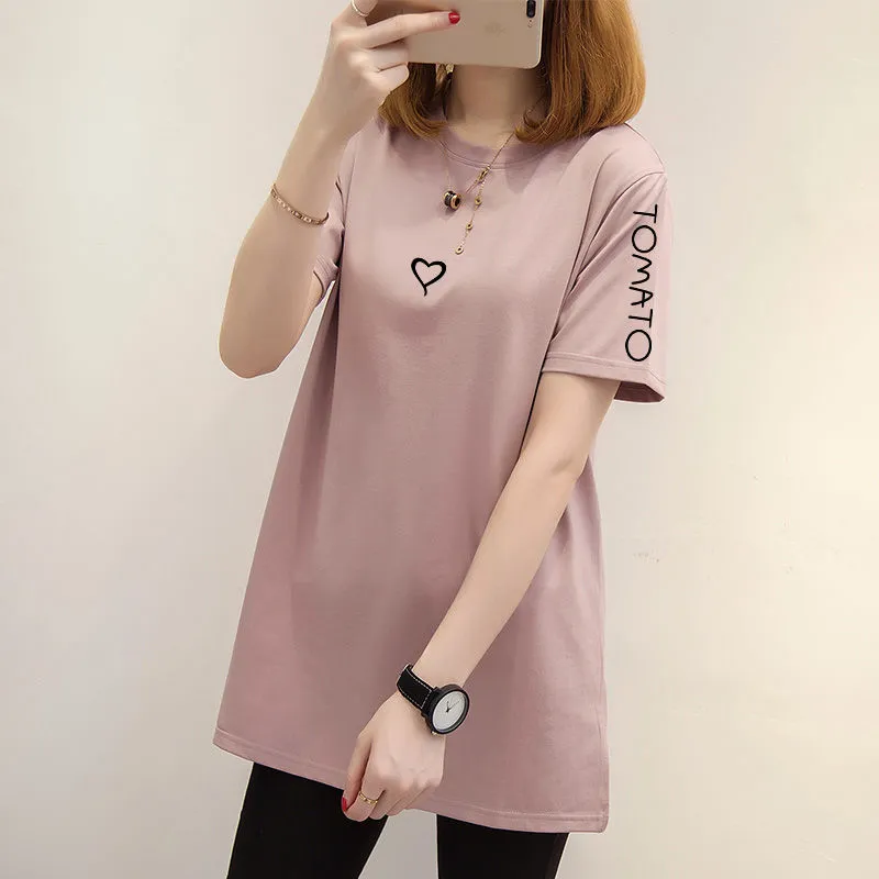 Extra Size Long Sleeve T - Shirt Women Loose Medium - Long All