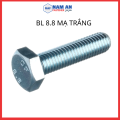 Bulong M20 cấp bền 8.8, bu lông lục giác M20, bu lông 8.8, đường kính 20mm, độ dài: 40-&gt;200mm. 