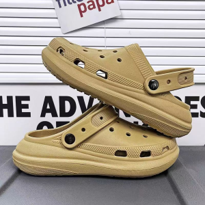 Dongdong Shoes Mens Thickened and Comfortable Outwardly Wearing Fashion Couple Sandals Casual Non slip Wear Resistant Odor Resistant Soft Sole Indoor Slippers