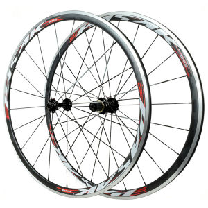 PASAK bearing road wheelset 700C road bike wheelset bicycle wheel 11-speed flat spokes compatible with C-brakes and V-brakes - HB13 P19 700C flat spokes (03)