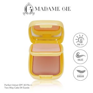 Madame Gie Perfect Velvet SPF 30PA++ Two Way Cake || MakeUp Bedak Padat BPOM