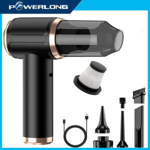 Powerlong PH 4 in 1 Vacuum Cleaner & Air Duster & Air Blower Handheld Car Vacuum Portable Cordless 20000PA High Power with 4000mAh Brushless Motor and Multi-Nozzles for Car