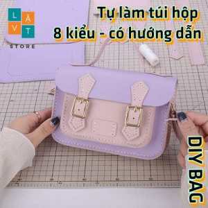 [HCM]Tự làm túi da chéo đeo một bên vai phong cách Cambrige mẫu mới 2022 - Túi Handmade Tự May Đầy Đủ Phụ Kiện có hướng dẫn