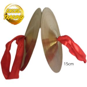 ( 1pair ) Hand Cymbal Percussion For Kid Learning ( 15cm / 24cm )