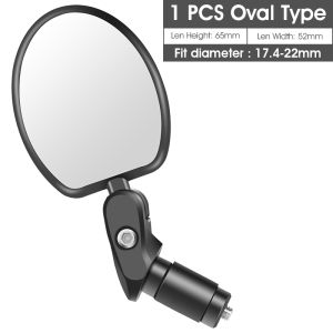 WEST BIKING Bike Side Mirror 360 Rotation Adjustable Wide Angle Bike Rearview Side Mirror For Bike Mtb Side Mirror Bike Accessories