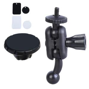 High Frictions Rubber Coated Neodymium Magnets 1/4 20 Thread For Securing Tools Lighting Cameras