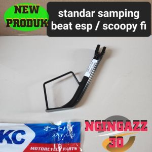 standar samping BEAT ESP scoopy fi panjang 20cm warna hitam lengkap