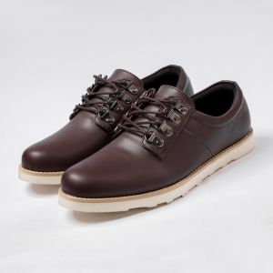 ZEUS BROWN - Sepatu Pantofel Pria Formal Kerja Kantor Loafers Resmi Cowok Naz x Sneakers Pedia