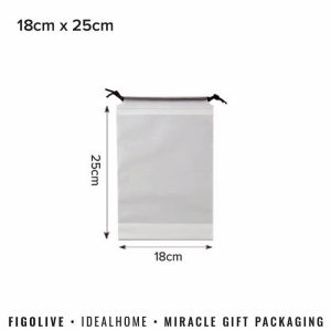 EVA Translucent/Colorful Drawstring Pouch / PVC Drawstring Bag Waterproof Pouch for Christmas Gift Packaging Goodie Bag
