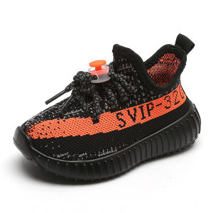 Giày Thể Thao Cho Bé Trai Bé Gái Siêu Mềm Dây Rút Cổ Co Dãn SVIP-320 Đế Êm Chống Trượt Cho Bé 1 - 6 Tuổi