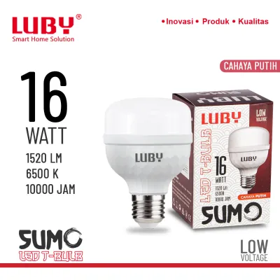 LUBY Lampu Bohlam LED Bulb 16 Watt Cahaya Putih Sumo