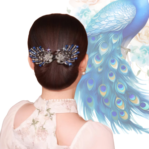 Light Luxury Hair Plate Womens Elegant Feather Hair Accessories