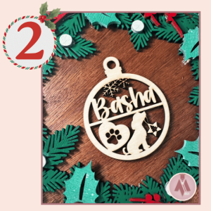Personalized Pet Name Christmas Ornaments