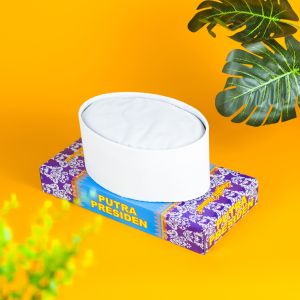 Peci Putih Polos AC Songkok  Bludru Putih Putra Presiden Kopiah Putih Anak Dan Dewasa Super Quality