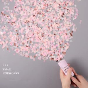 🇸🇬🔥SG STOCK🔥Portable Wedding Romantic Firework Flower Cannon Petal Rain for Bridesmaid Celebration Hand-held Spray Canister