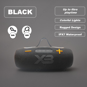 O.SHINE XB109 PRO Portable Wireless Bluetooth Speaker Massive Sound Powerful Bass IPX7 Waterproof Party Speaker