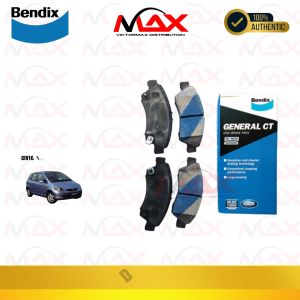 DB 1262 GCT BENDIX BRAKE PAD FRONT HONDA CIVIC 1.51.6 93-01CITYJAZZ 03-07BRIO 14-18