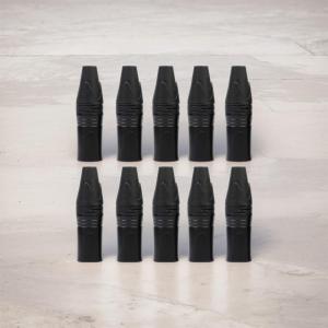 10pcs XLR 3Pin Male DIY Audio Cable Mic Connectors Solder Plug Mic Adapters