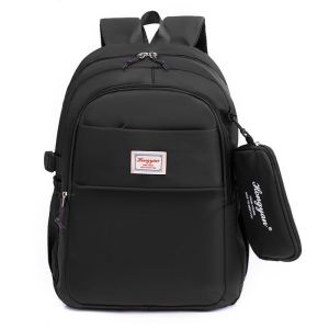 SPS BAGS#4010 Fashionable 2-in-1 16inches backpack for Women  includes a detachable matching storage pouch features multiple layers and waterproof material making it suitable for students and casual use.