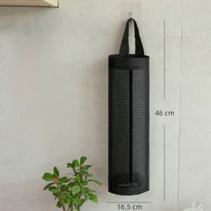 Túi Lưới Treo Tường Dạng Ống Đựng Túi Nylon Đa Năng Tái Sử Dụng Tiện Lợi Cho Nhà Bếp-NIEVE