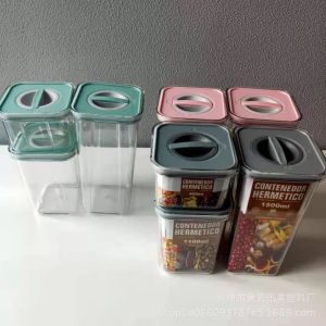 [Ready Stock]Commercial Home Clear Free PET Plastic Airtight Food Storage Container