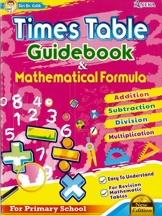 Guidebook Table (ESA)TIMES TABLE GUIDEBOOK & MATHEMATICAL FORMULA | Lazada