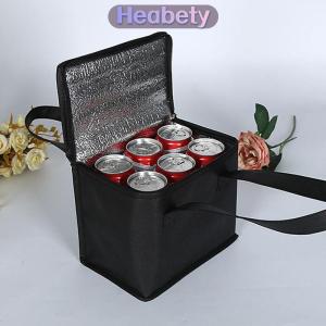 Heabety Ngoài trời mát hộp xách tay nhiệt cách điện Túi lạnh cắm trại thực phẩm uống Bento Túi BBQ Zip gói Dã Ngoại Nguồn cung cấp