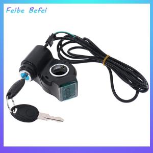 [Feibe Befei] Electric Bicycle Thumb Throttle Voltage Display Switch Power with Key Lock