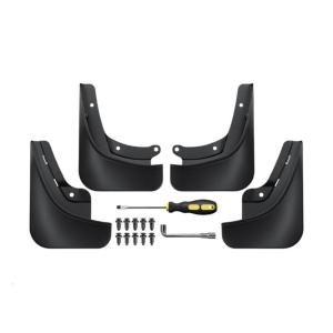 Splash Shielding Impact Resistant Quick Mount System Plastic Wheel Mudguards Quick Fixing for Vehicle