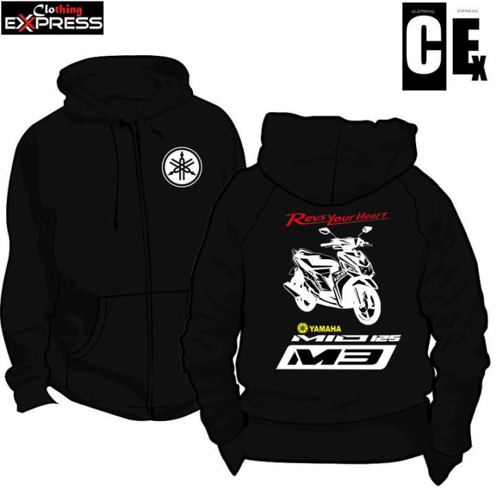 Yamaha Mio 125i M3 Vinyl Class Customize Clothing Express Hoddie - Main Image