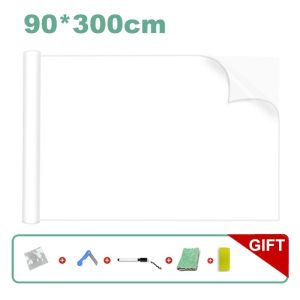 Whiteboard Wall Stickers 90*300cm No glue needed Electrostatic adsorption BAC