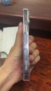 Applicable iPhone14Promax Shell 16 Transparent XR Anti-Fall SE23 15Plus Magnetic Phone Case