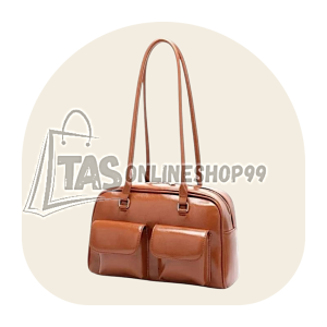 TASONLINESHOP Tas Bahu Kulit Wanita Clavel Bag Premium Aesthetic Import - Shoulderbag Wanita Kuliah Bahan Kulit Terbaru