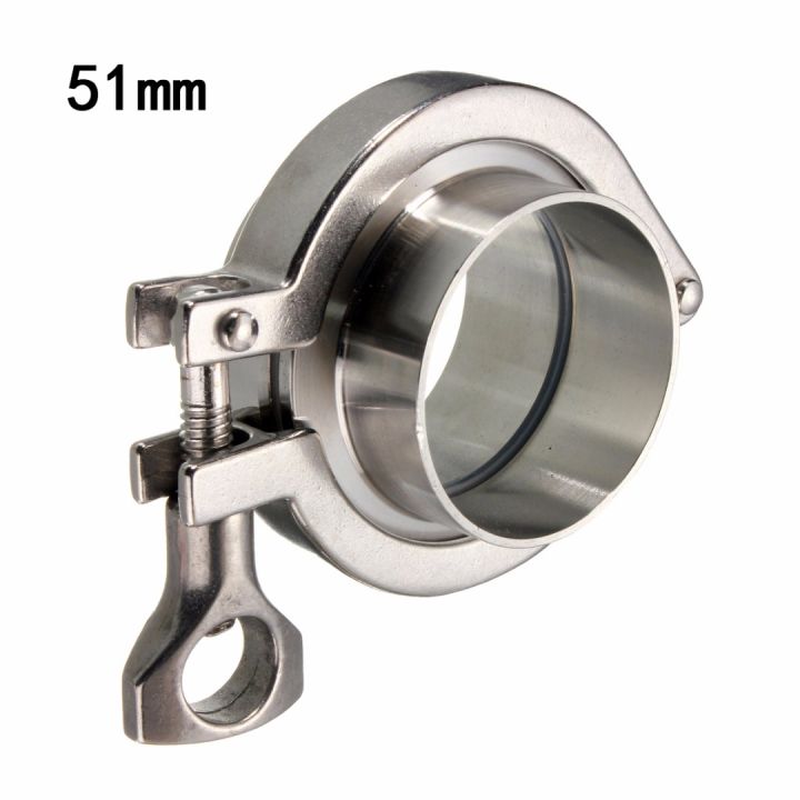 1 Set 1.5 ''-6-1/4'' Ghiera Di Saldatura For Tubo Flangiato Sanitario Tri Clamp Guarnizione In PTFE O Silicone Tri Clamp In Acciaio Inossidabile SUS SS304(32mm X OD 50.5mm