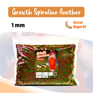 Pelet Koi Growth Spirulina Another 1KG Refill Maggot Oil n Bawang Putih