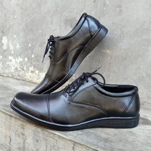 Sepatu Formal Kulit Sapi Tali Flat Termurah dan Terbaru