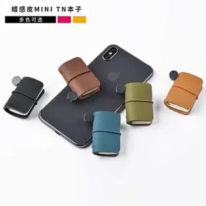 LZD  Travrlrrs notebook  Mini TN  Mini Travel Pendant   Cowhide Handmade Cowhide Journal Decoration