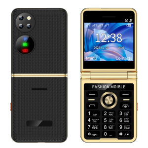 P21 Flip Mobile Phone 2.4inch HD Screen 4 SIM Card FM Radio Flashlight Magic Voice Blacklist 2G Network Foldable Feature phone
