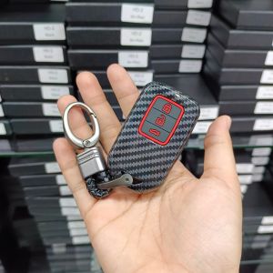 เคสกุญแจรถยนต์ honda city CRV Accord13 City14Top ลายเคสเคฟล่า ปุ่มเรืองแสง