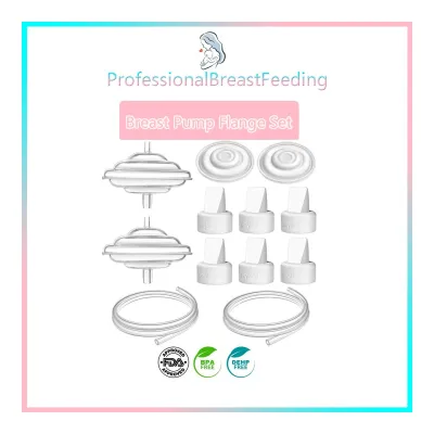 【Distant Grove】 Breast Pump Parts for Spectra Replace Duckbill Valves Tubes Backflow Protector Membrane for Spectra S1 S2 9 Plus Breastpumps