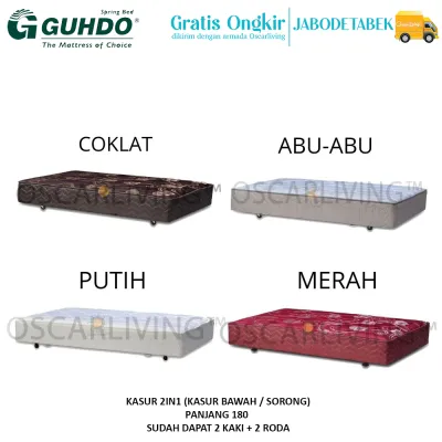 Guhdo New Prima Kasur Springbed Sorong 2in1 Uk 90 x 180 Cm [Khusus Jabodetabek]