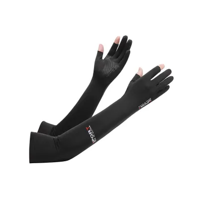 High Elasticity Sports Gloves Cycling UV Protection Ice Silk Fishing Fitness Glove Protection